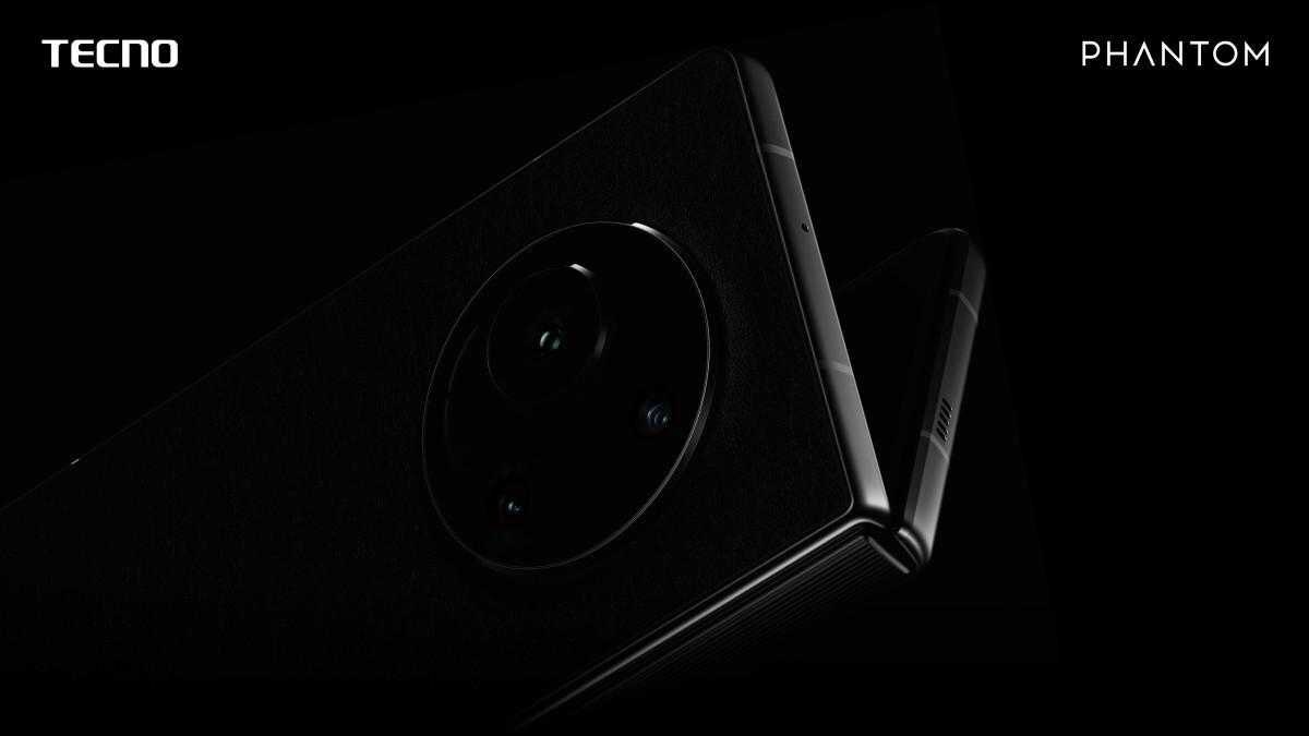 Черная задняя панель смартфона TECNO Phantom с камерой