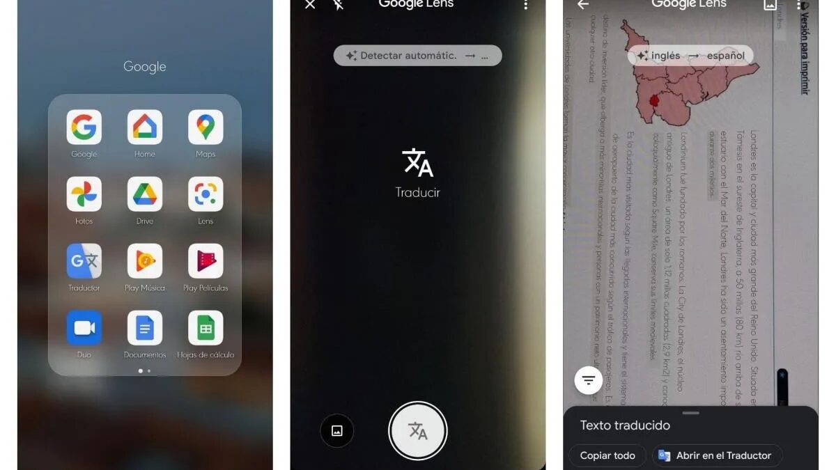 novedades para el traductor de Google Lens