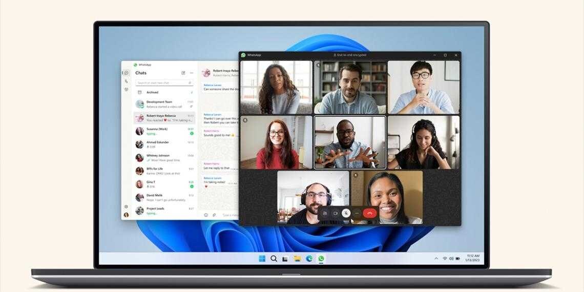 В версии WhatsApp для ПК появилась поддержка групповых звонков 3 230324 whatsapp desktop 1140x570 1