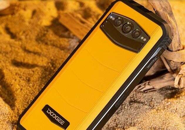 Doogee запустила продажи линейки смартфонов Doogee S100 3 Doogee S100 rugged phone in yellow finish