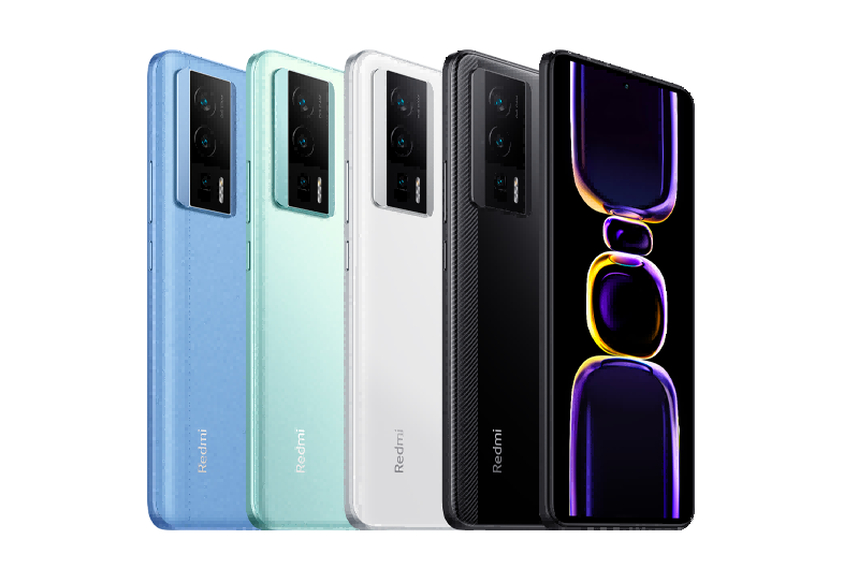 Многоцветные смартфоны Redmi с тремя камерами сзади и дисплеями