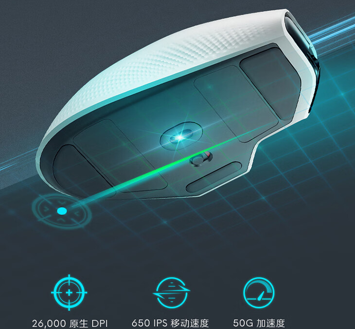 Игровая мышь Alienware с лазерным датчиком и подсветкой