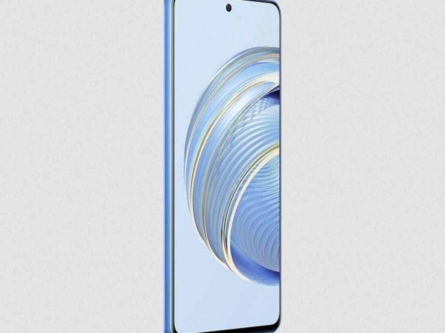 Смартфон Huawei nova 10 Youth Edition спереди с дисплеем и передней камерой