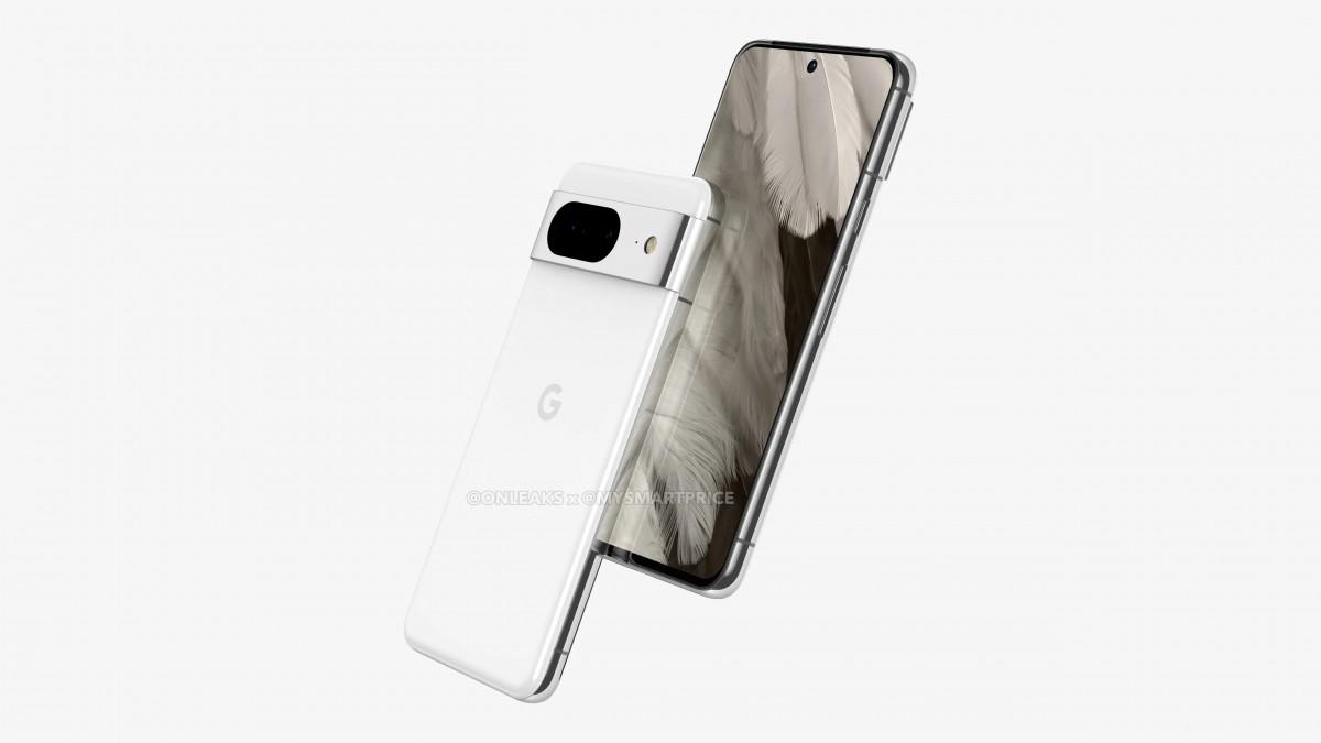 Google Pixel 8: утечка рендеров