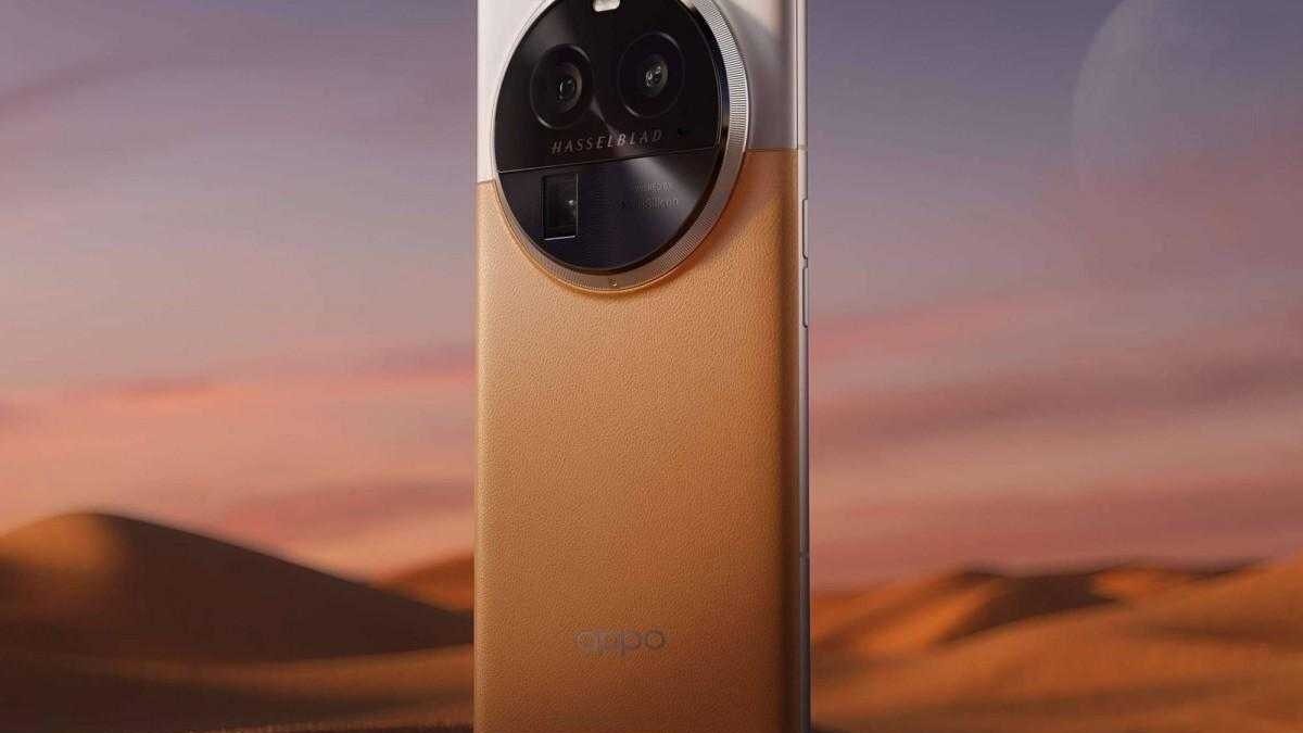 Смартфон Oppo Find X6 с крупным круглым блоком камер