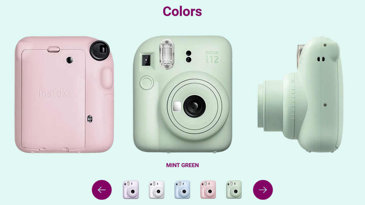 instax mini 12 colors