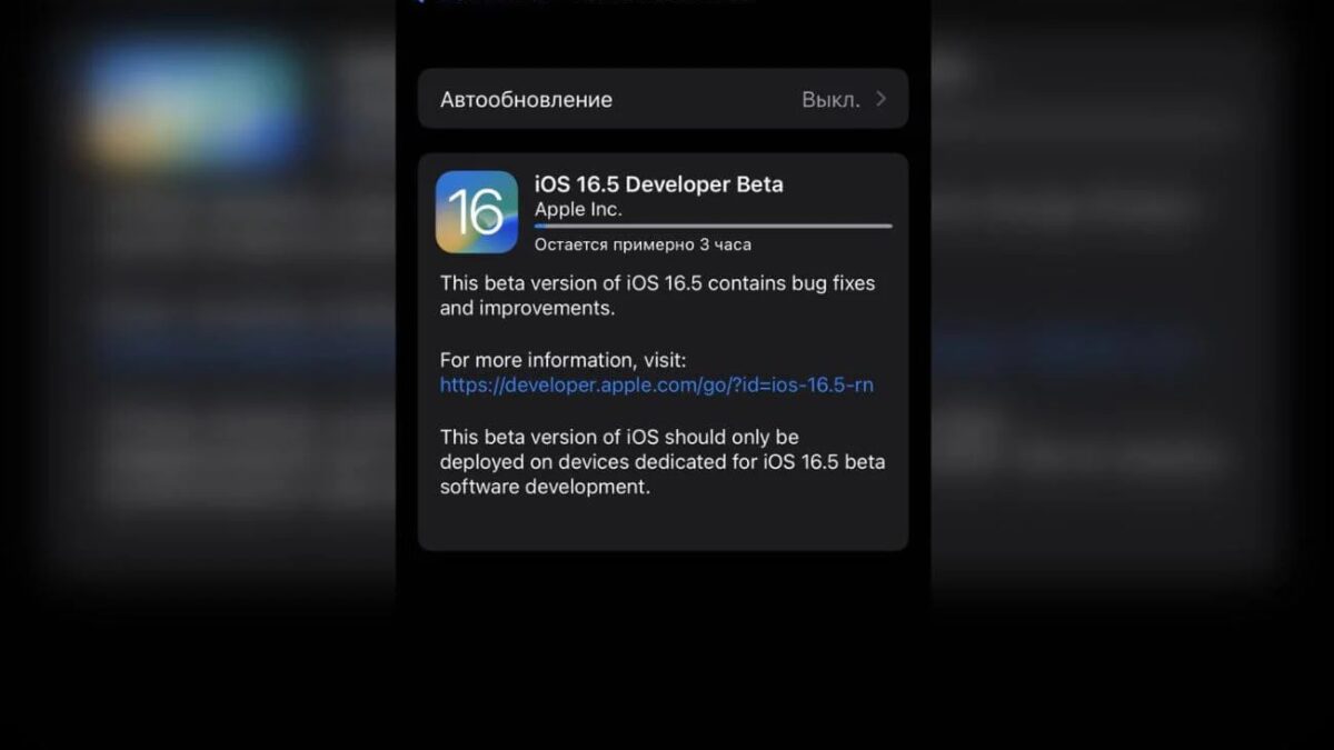 Компания Apple выпустила iOS 16.5 beta 1 3 ios beta download