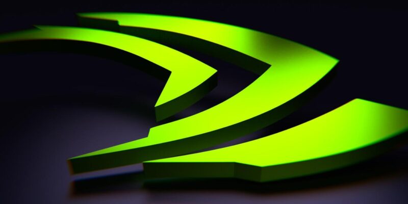 NVIDIA представила новую компактную видеокарту линейки RTX 40XX (logo green nvidia)