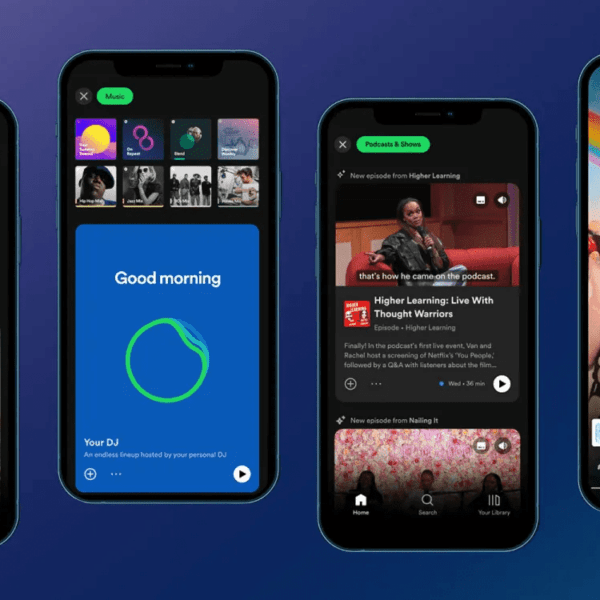 Обновлена главная страница приложения Spotify (spotify new design)