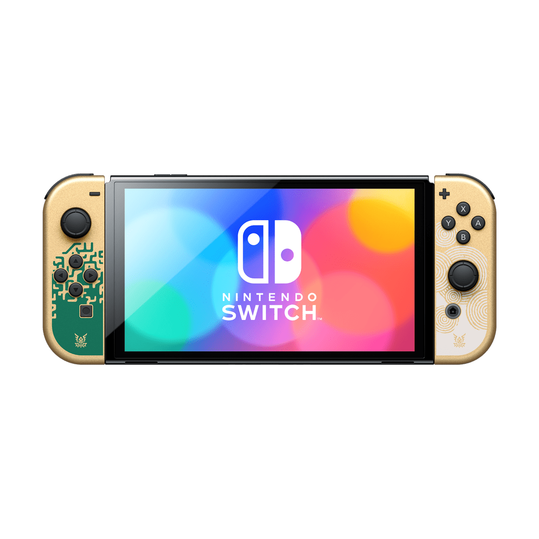 Nintendo анонсировала OLED-консоль Zelda: Tears of the Kingdom Switch (tloz tearsofthekingdom console illu 03)