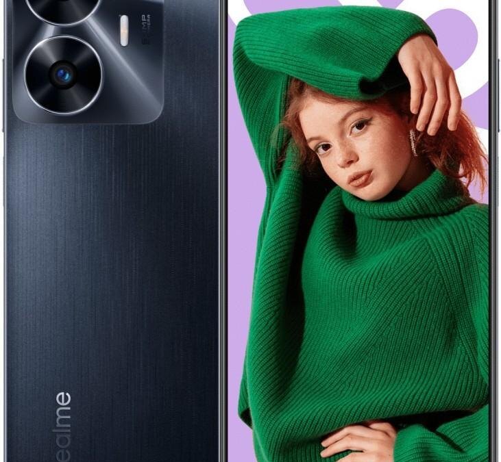 Смартфон Realme Narzo N55 с двойной камерой и экраном без рамок