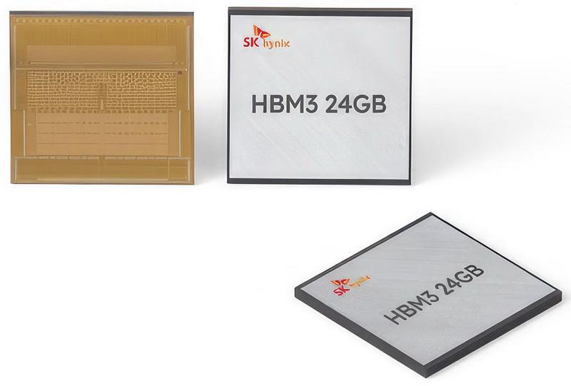 SK hynix представила 12-слойные стеки памяти HBM3 объёмом 24 Гбайт (hbm3 hynix 2)