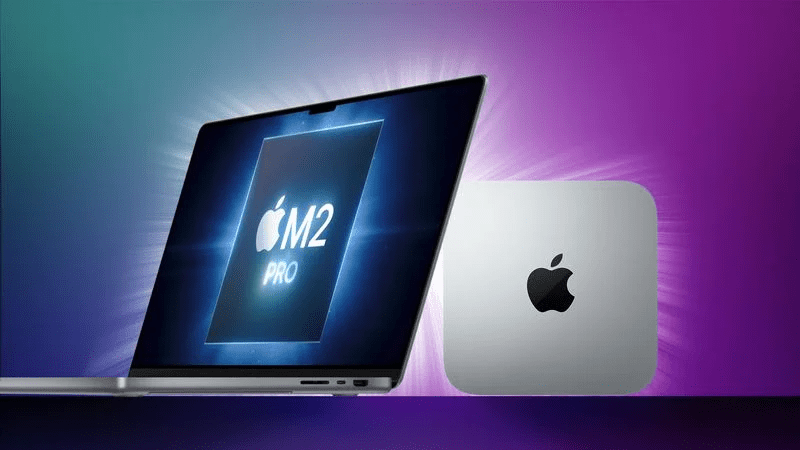 Прекращение производства однокристальных платформ Apple M2 повлияло на продажи компьютеров Mac (m2 macbook pro and mini feature large)