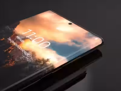Смартфон Samsung Galaxy S24 Ultra с изогнутым дисплеем и фронтальной камерой в углу