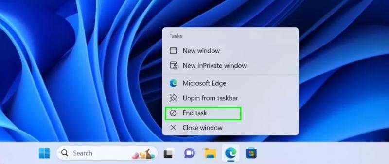Microsoft добавила новую функцию для принудительного закрытия приложений в Windows 11 ()