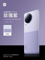 Xiaomi Civi 3 дебютирует 25 мая. Раскрыты цветовые варианты (1 8)