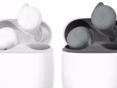 Беспроводные наушники Google Pixel Buds A-Series Sky Blue в кейсе