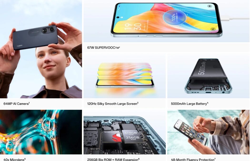 Oppo A98 5G: новый смартфон с батареей на 5000 мАч и 40-кратным зумом камеры 7