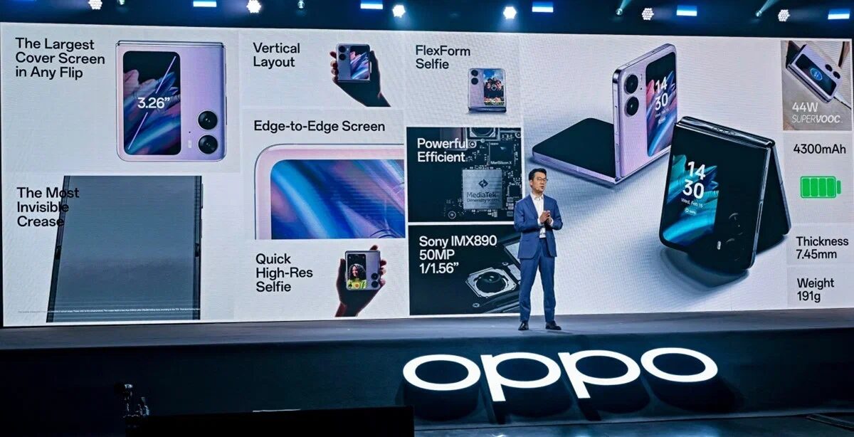 Компания Oppo отказалась от релиза Find N5 Flip 2 oppo find n2 flip launch 2