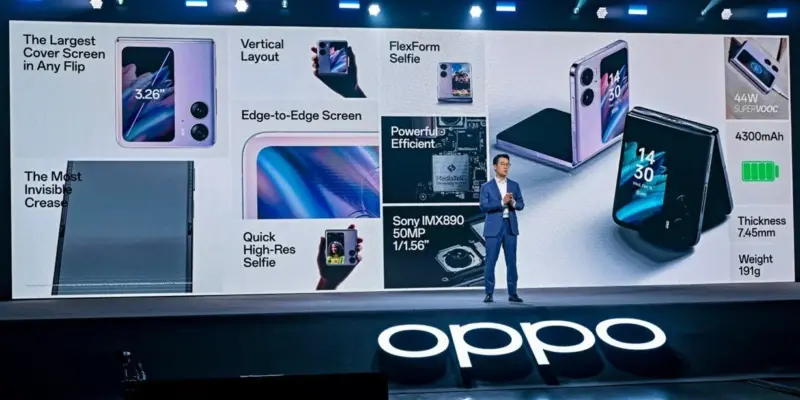Компания Oppo отказалась от релиза Find N5 Flip (oppo find n2 flip launch 2)