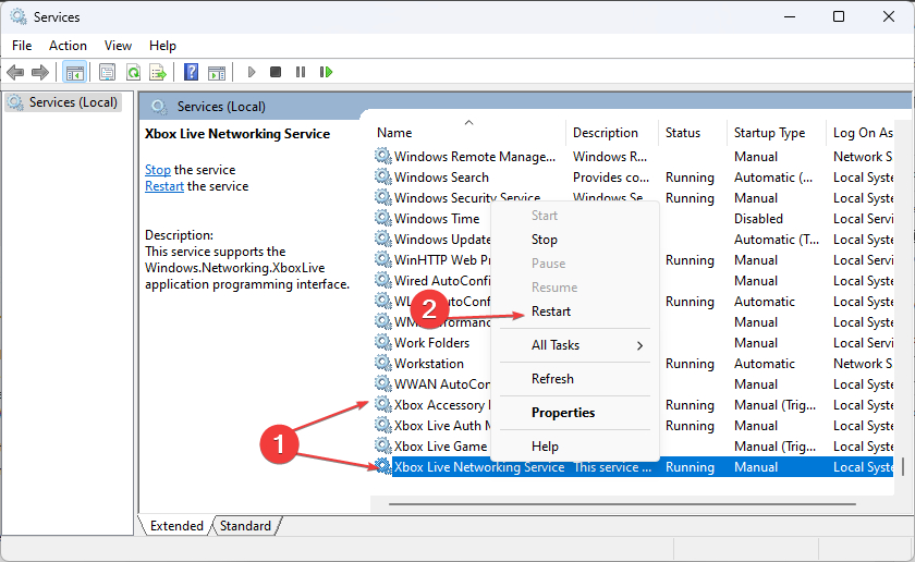 Медленные загрузки в приложении Xbox: как их ускорить 9 restart xbox services 2 1