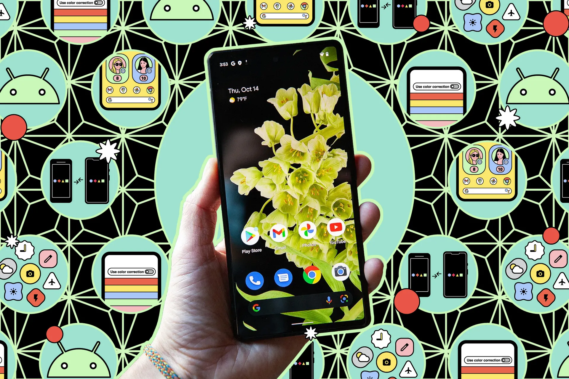 Как красиво оформить и эстетично украсить телефон внутри Андроид