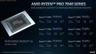 Анонсированы процессоры AMD Ryzen серии PRO 7000 для бизнес-ПК и ноутбуков 6 1 5