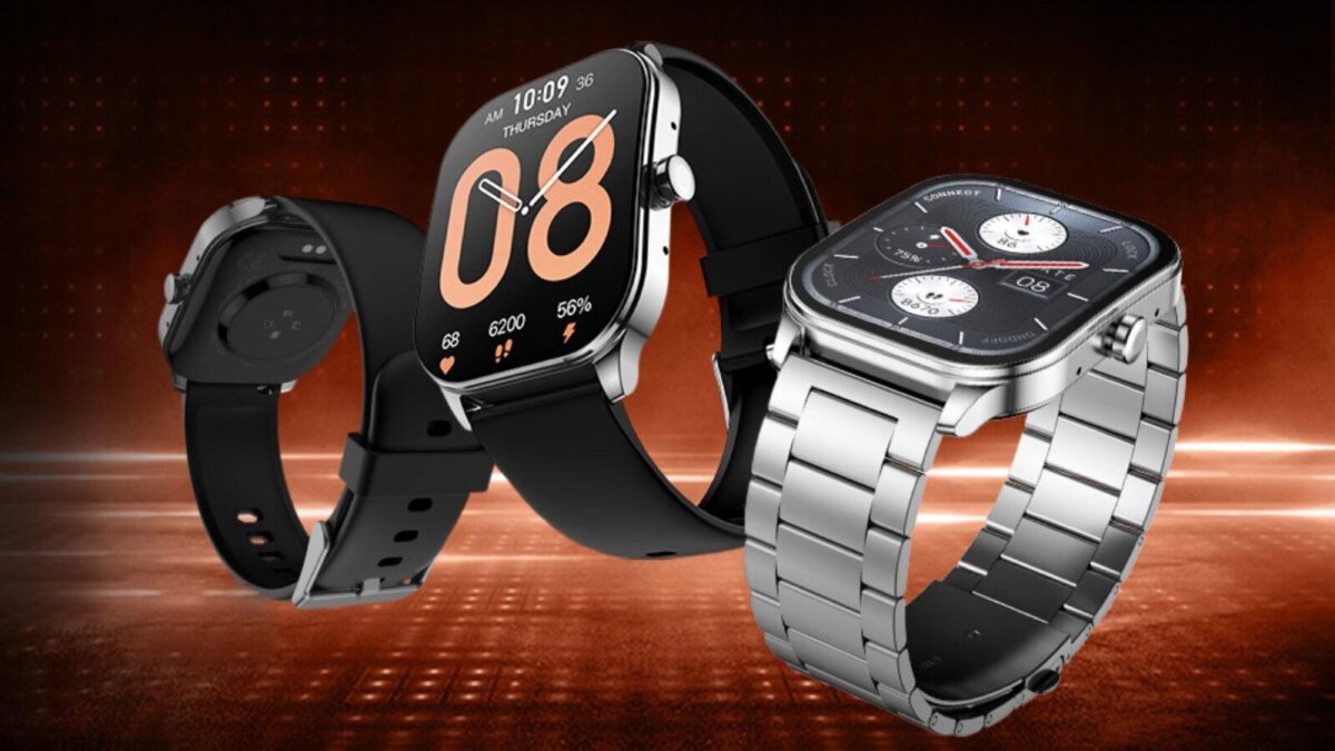 Умные часы Amazfit Pop 3S с металлическим и силиконовым ремешком
