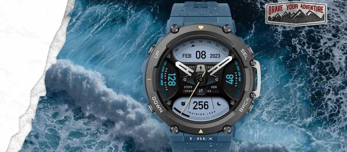 Amazfit отмечает Всемирный день океана выпуском T-Rex 2 Ocean Blue 3 Amazfit T-Rex 2 Ocean Blue