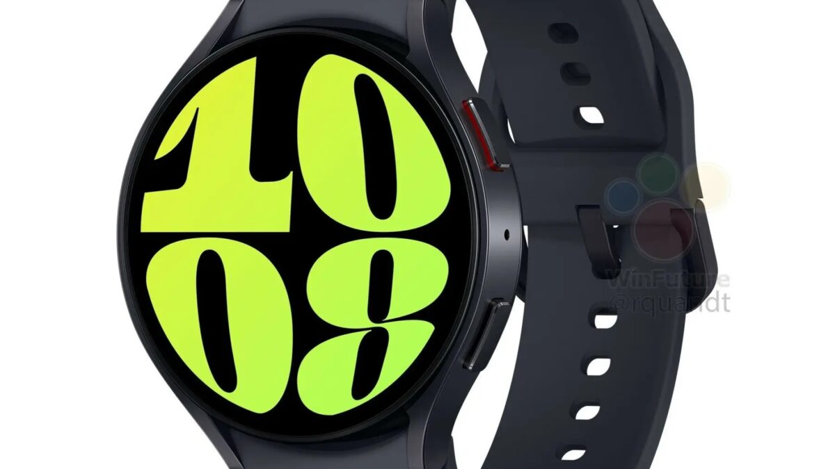 Цифровой дисплей Samsung Galaxy Watch 6 Classic с черным корпусом