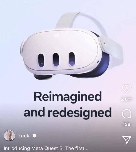 Марк Цукерберг официально анонсировал Quest 3 9 image