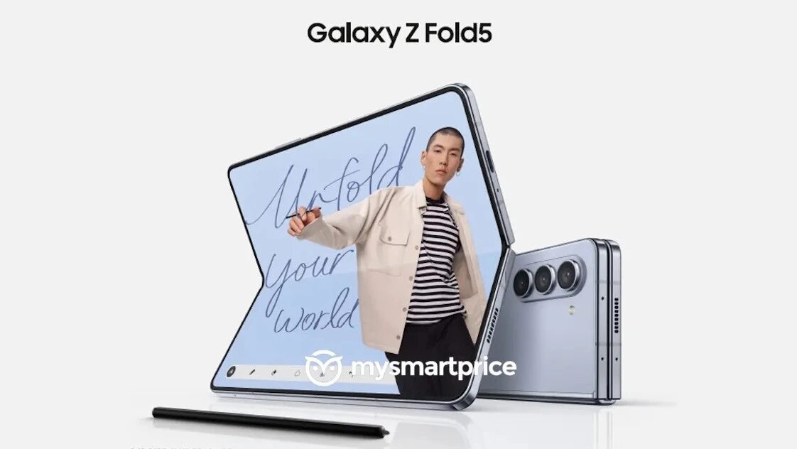 Изображение Galaxy Z Fold 5 просочилось в сеть: Samsung представит складной смартфон в конце июля 4 qy0qlps9lq3q