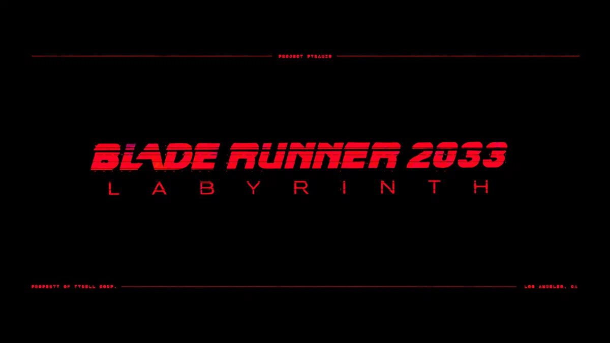 Annapurna представил Blade Runner 2033: Labyrinth 2 Annapurna