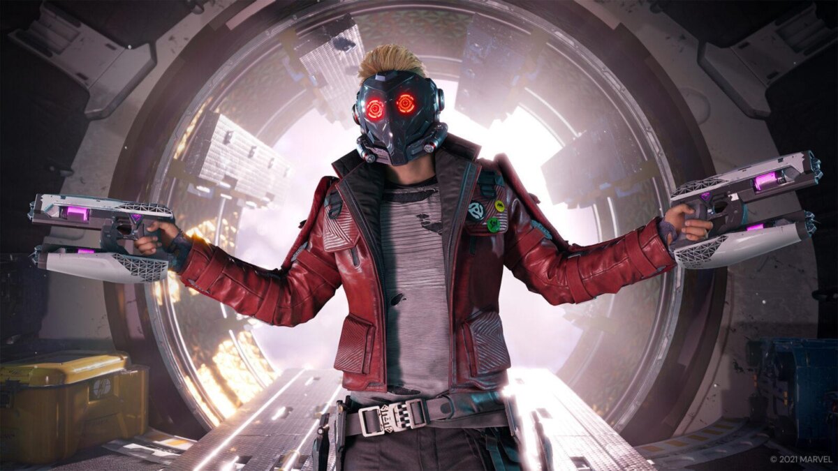 Marvel's Guardians of the Galaxy — кадр из игры, награждённой как игра года 2021