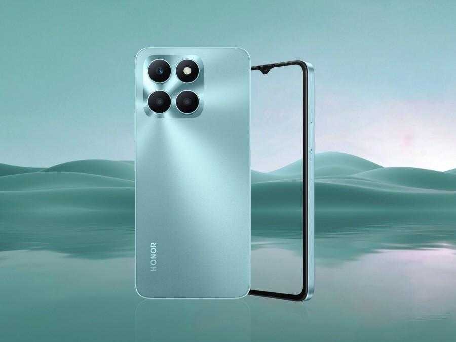 Смартфон Honor X6a с четырьмя камерами на задней панели