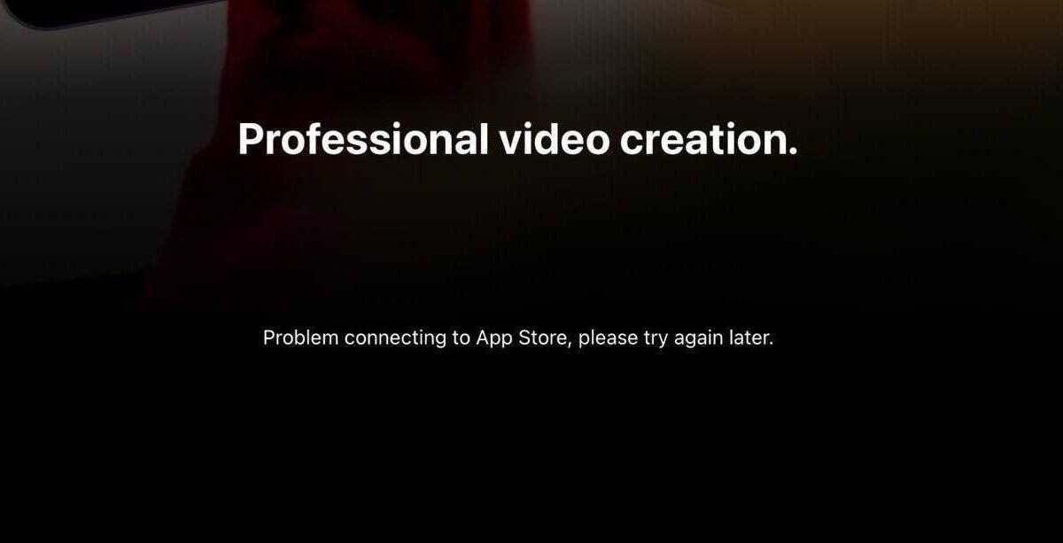 Сообщение об ошибке подключения к App Store на iPad