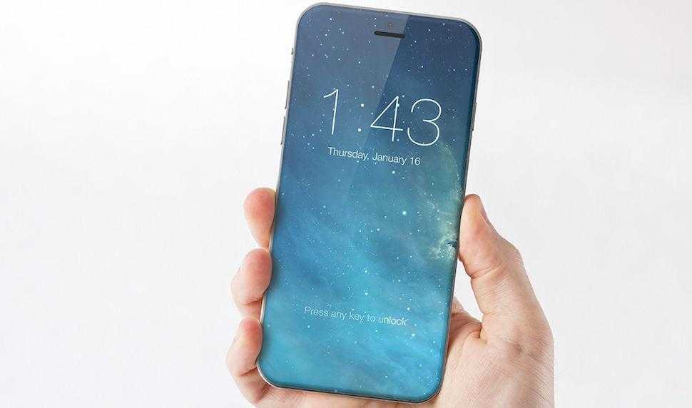 Apple просит Samsung и LG разработать безрамочные OLED-экраны для iPhone (iphone 8 oled screen concept)