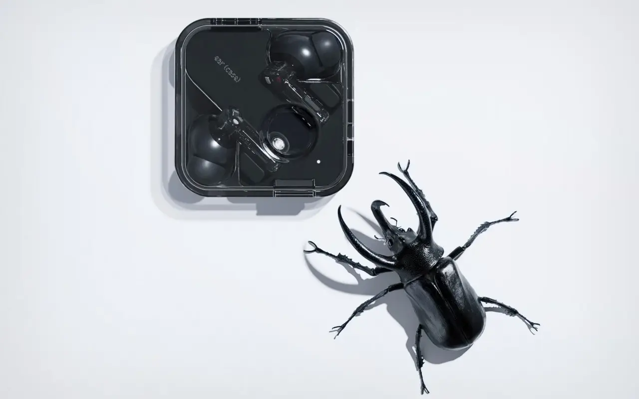 Nothing Ear (2): утечка дизайна в черном цвете 10 Nothing
