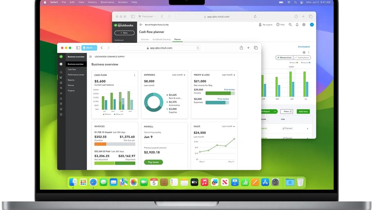 Интерфейс многозадачности iPadOS на экране iPad