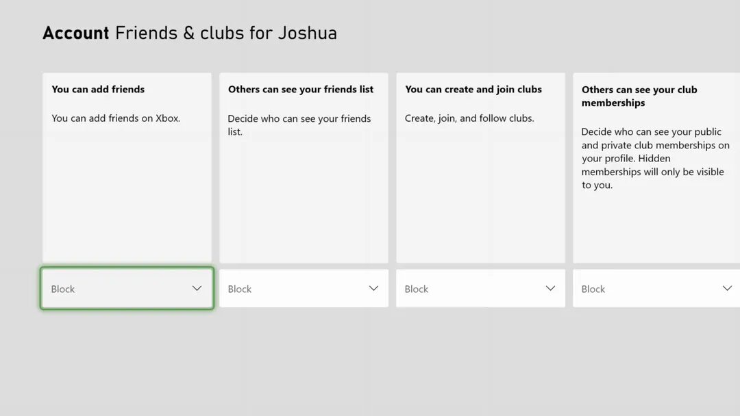Xbox Series X/S: как настроить родительский контроль 13 05 friends