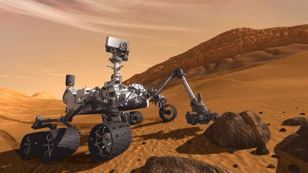 Марсоход Curiosity преодолел 23-градусный склон в ходе исследования Марса 2 586