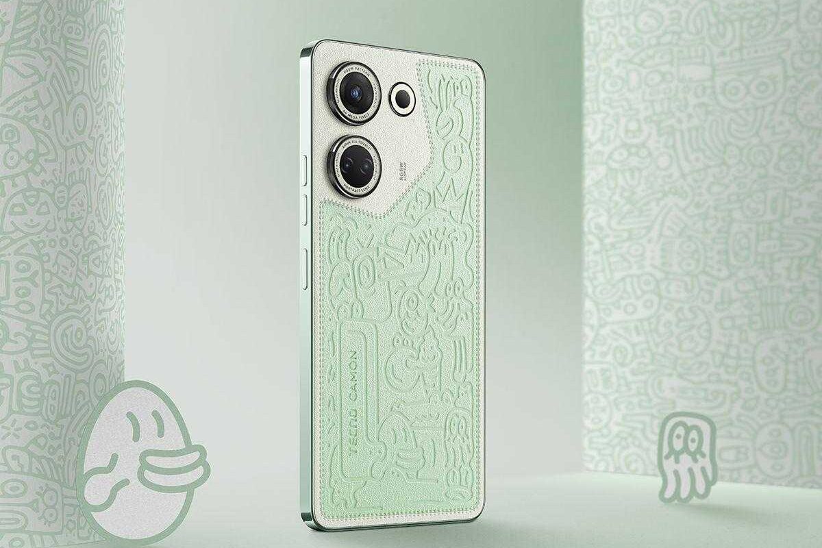 Tecno Camon 20 получил забавную версию Avocado Art Edition