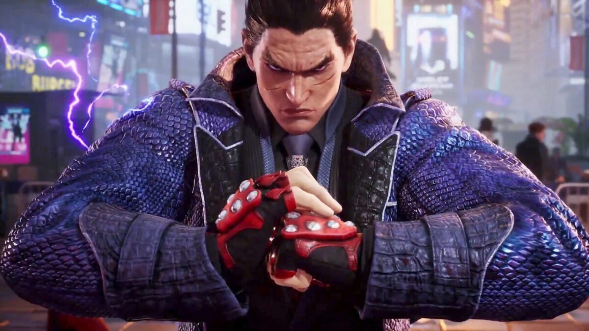 Кадр из Tekken 8 с Кадзуйей, персонаж франшизы файтинговых игр