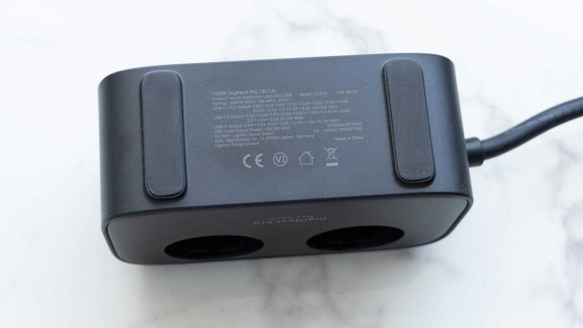 Обзор Ugreen 100W DigiNest Pro: удлиннитель с USB-C мощностью 100 Вт 18 ugreen diginest pro 100w itzine.ru 25