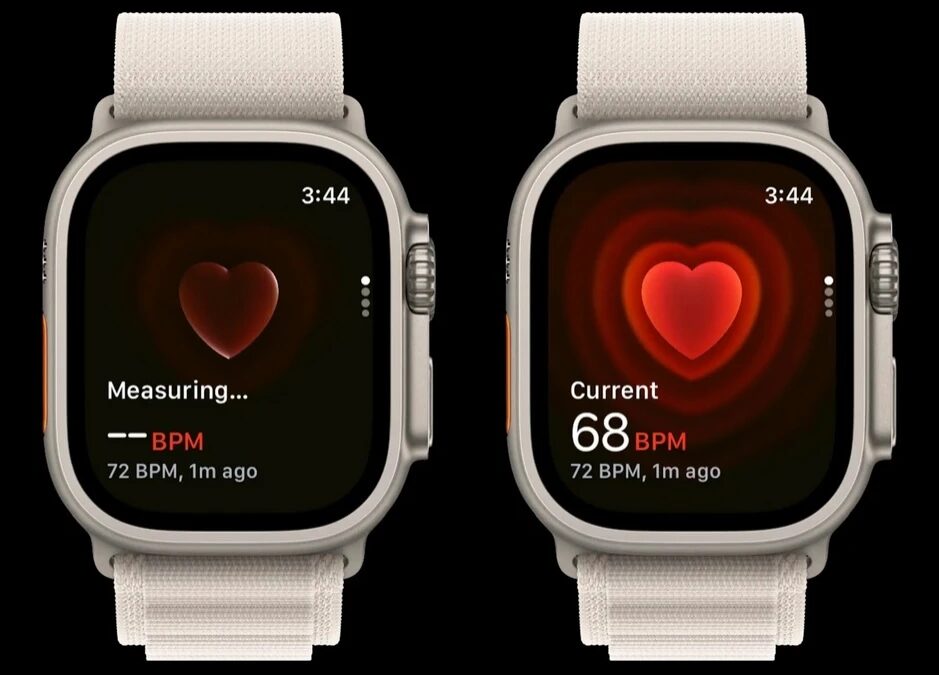 Как выглядит приложение сердечного ритма для Apple Watch в watchOS 10 7 wat a