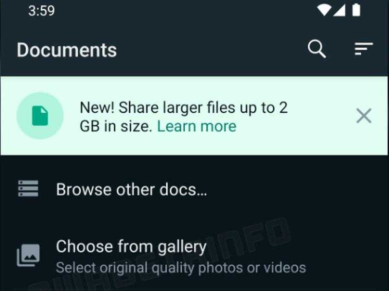 WhatsApp добавляет функцию отправки фотографий и видео в оригинальном качестве (wha)