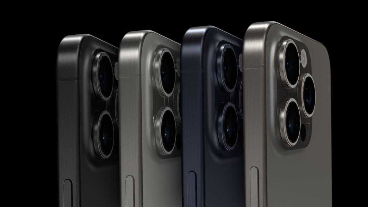 Четыре варианта корпуса iPhone 15 Pro Max с титаном и USB-C разъемом
