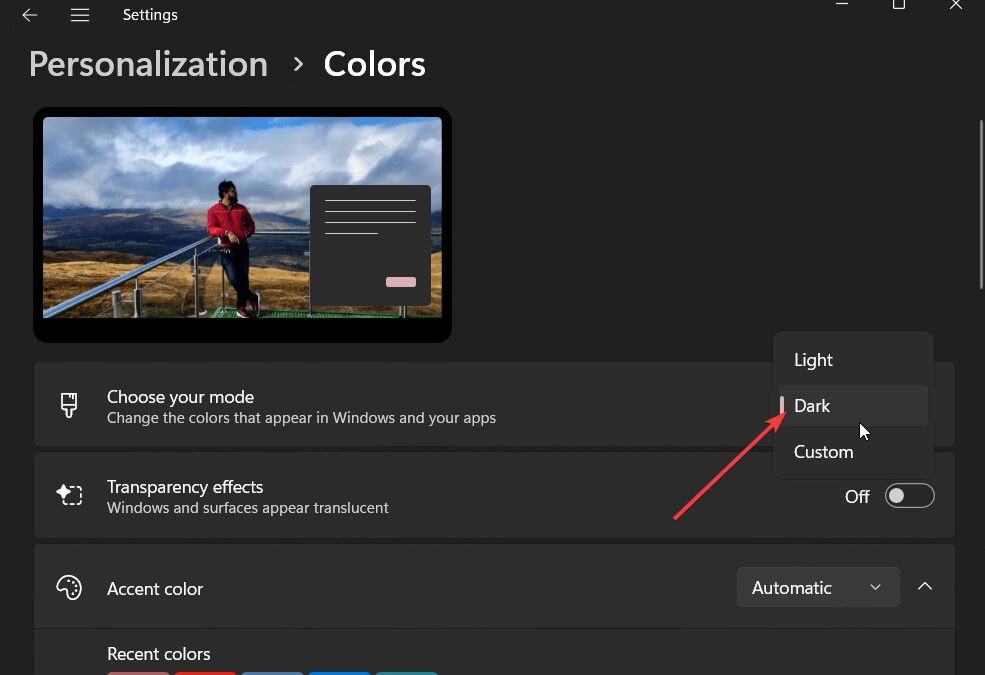 Windows 11: как запланировать часы работы в темном режиме 43