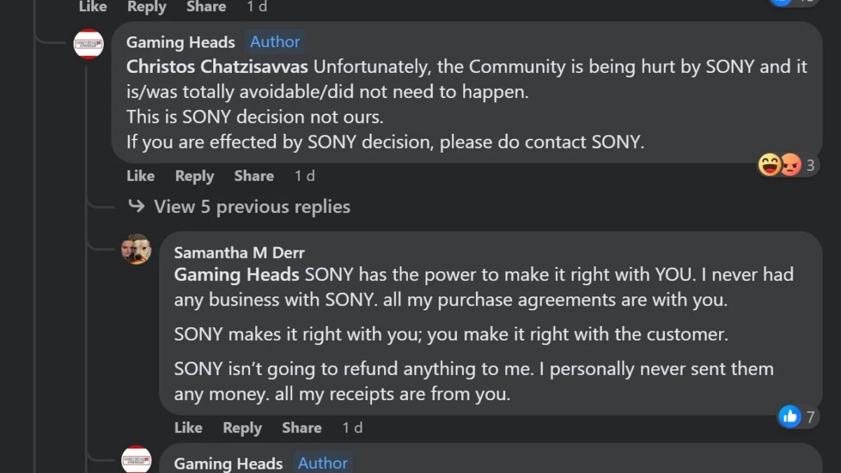 Обсуждение ситуации с возвратом средств за продукцию SONY