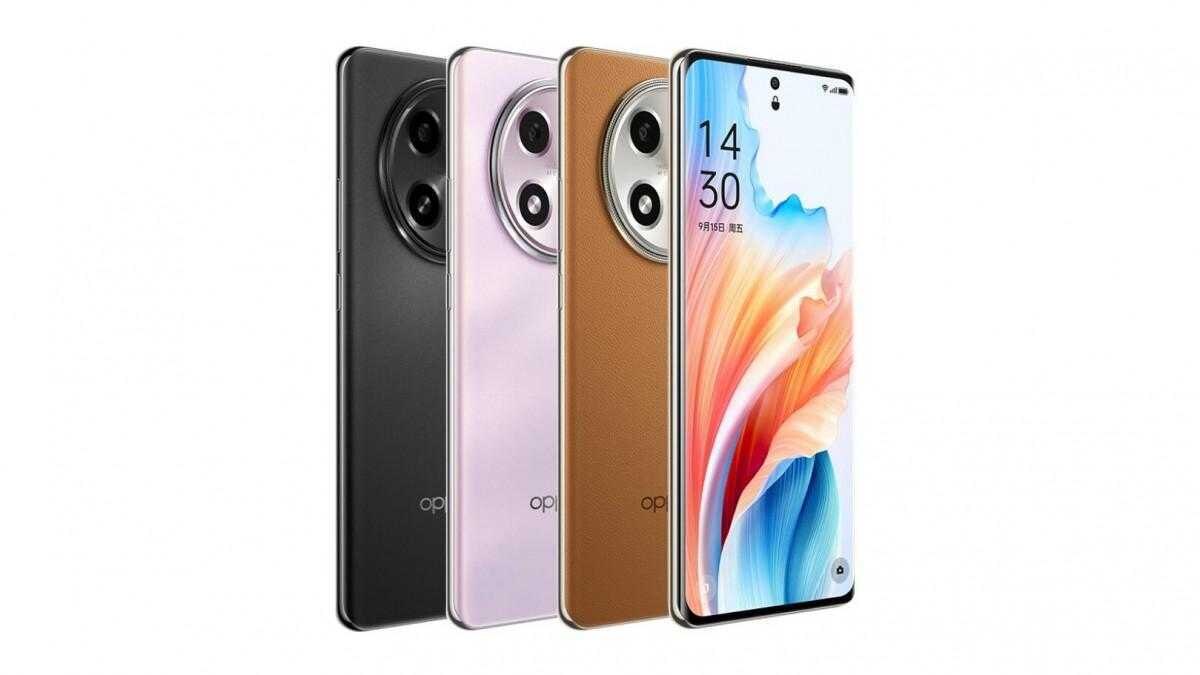OPPO A2 Pro: вид спереди и сзади, отображение экрана и блок камер на смартфоне